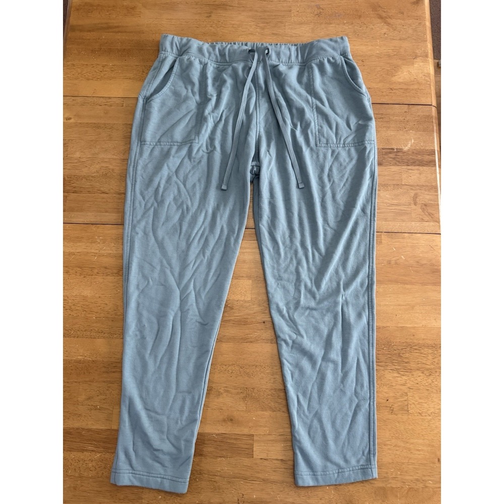 Free Fly Pants Womens XL Green Jersey Knit Lounge Sweatpants Joggers Comfy